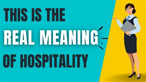 origin of the word hospitality.